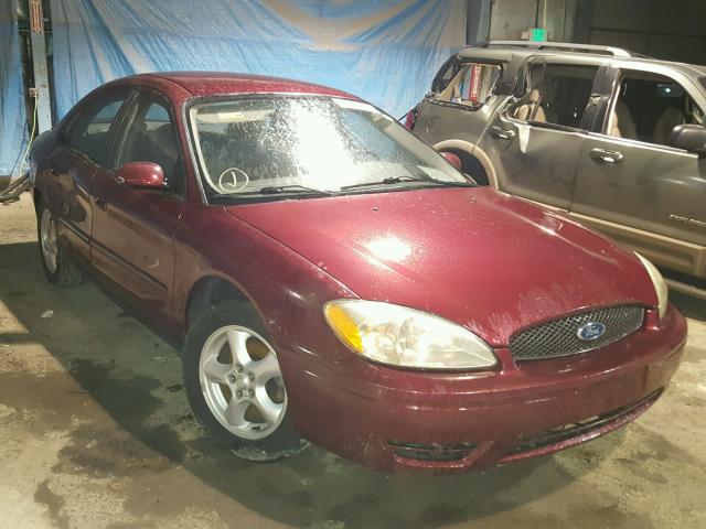 1FAFP53U64G106831 - 2004 FORD TAURUS SE MAROON photo 1