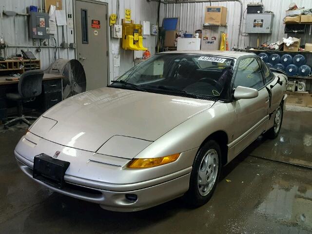 1G8ZH1279SZ199820 - 1995 SATURN SC2 TEAL photo 2