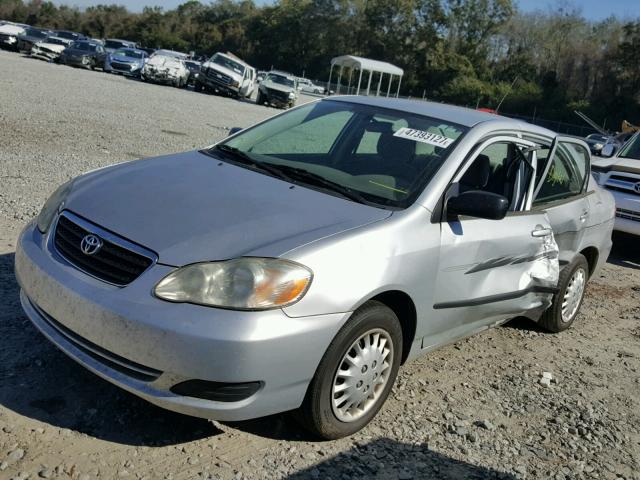 1NXBR32E68Z972839 - 2008 TOYOTA COROLLA CE SILVER photo 2