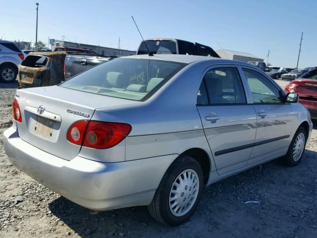 1NXBR32E68Z972839 - 2008 TOYOTA COROLLA CE SILVER photo 4