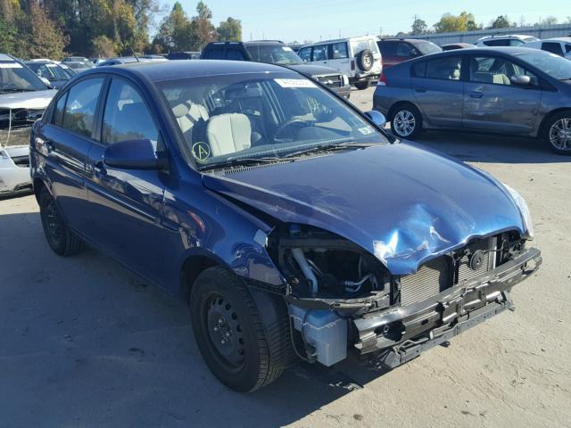 KMHCN46C09U323697 - 2009 HYUNDAI ACCENT GLS BLUE photo 1