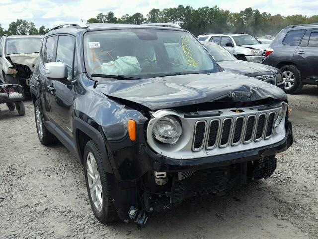 ZACCJADT2GPC74065 - 2016 JEEP RENEGADE L BLACK photo 1