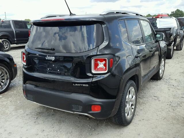 ZACCJADT2GPC74065 - 2016 JEEP RENEGADE L BLACK photo 4