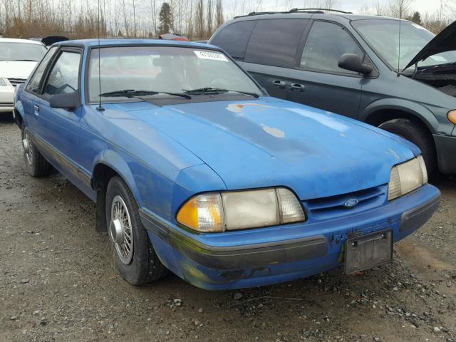 1FABP40A2JF311342 - 1988 FORD MUSTANG LX BLUE photo 1