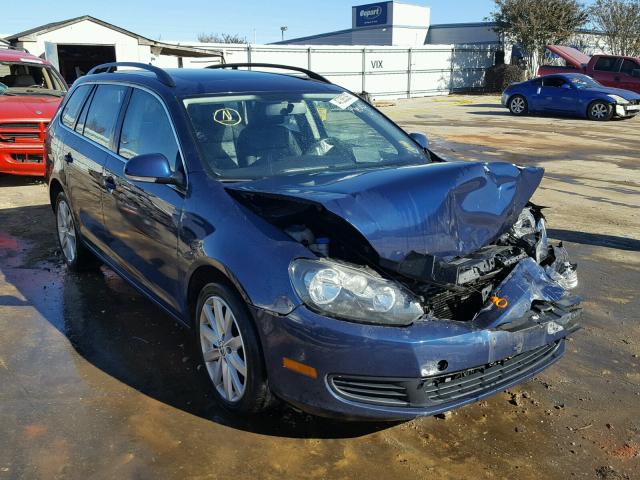 3VWPX7AJ7BM609724 - 2011 VOLKSWAGEN JETTA S BLUE photo 1