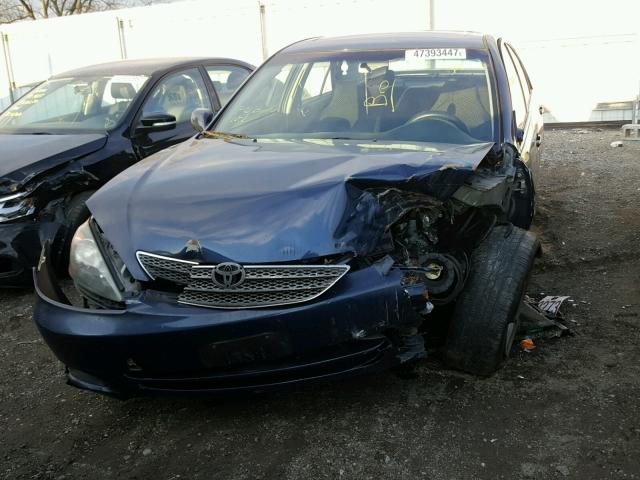 JTDBE32K020057702 - 2002 TOYOTA CAMRY LE 蓝色 照片 9