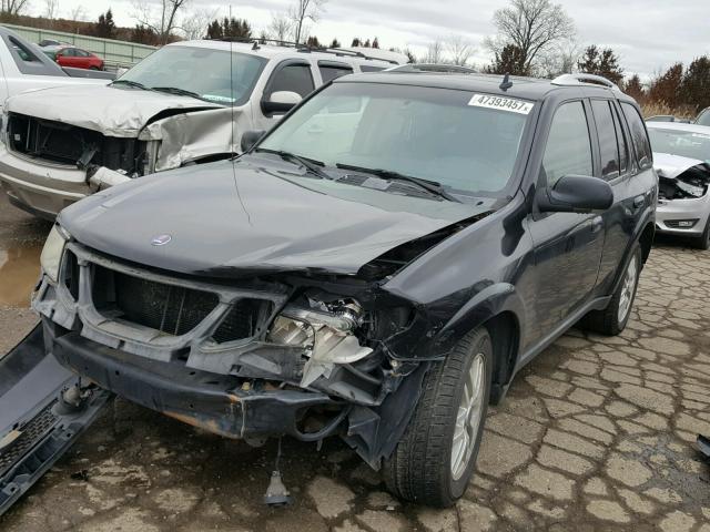 5S3ET13S172802727 - 2007 SAAB 9-7X 4.2I BLACK photo 2