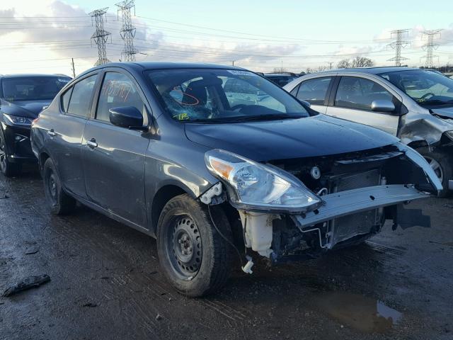 3N1CN7APXHL847614 - 2017 NISSAN VERSA S BLUE photo 1