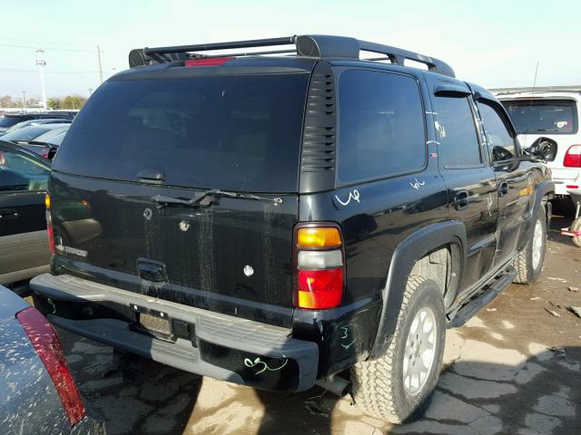 1GNEK13Z76R122799 - 2006 CHEVROLET TAHOE K150 BLACK photo 4