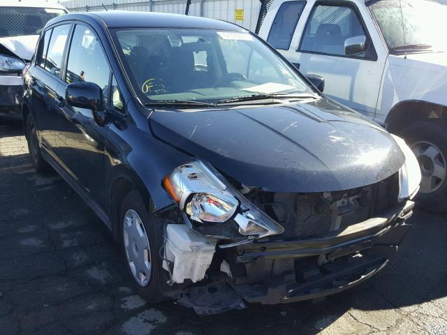 3N1BC13E27L413793 - 2007 NISSAN VERSA S BLACK photo 1