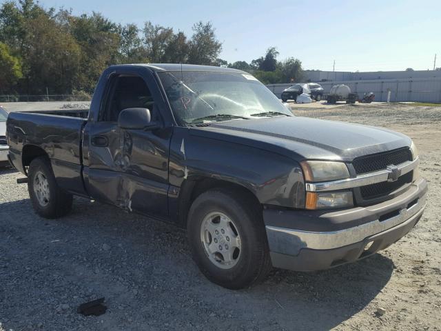 1GCEC14V64Z344412 - 2004 CHEVROLET SILVERADO GRAY photo 1