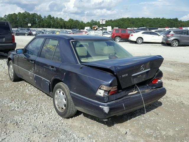 WDBEA32E0SC195840 - 1995 MERCEDES-BENZ E 320 BASE BLUE photo 3