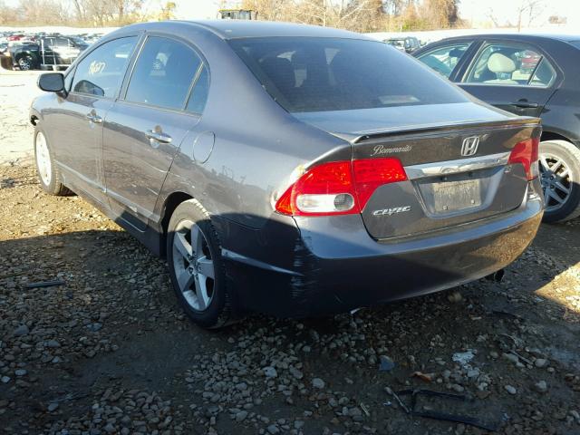 19XFA1F69AE014805 - 2010 HONDA CIVIC GRAY photo 3