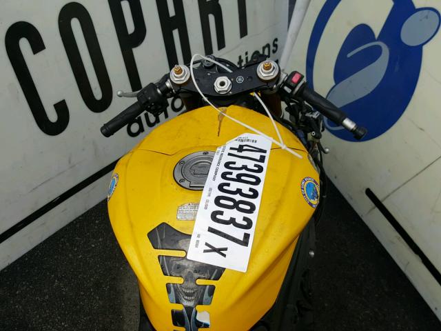 JYARJ16E98A002604 - 2008 YAMAHA YZFR6 YELLOW photo 5