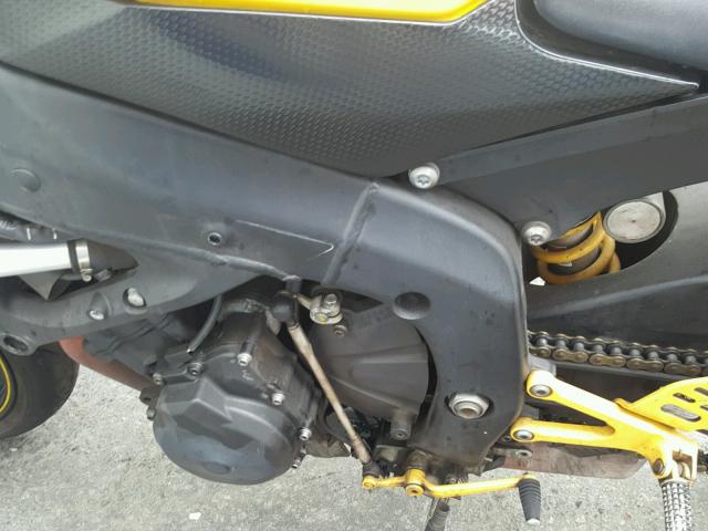 JYARJ16E98A002604 - 2008 YAMAHA YZFR6 YELLOW photo 7