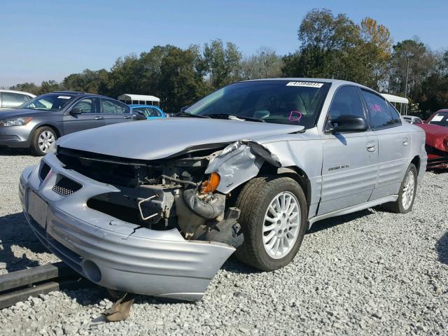 1G2NG52E8YM836820 - 2000 PONTIAC GRAND AM S ვერცხლისფერი ფოტო 2