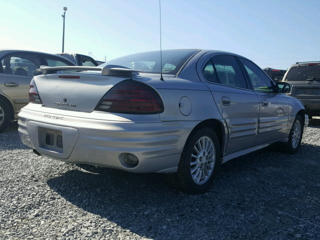 1G2NG52E8YM836820 - 2000 PONTIAC GRAND AM S ვერცხლისფერი ფოტო 4