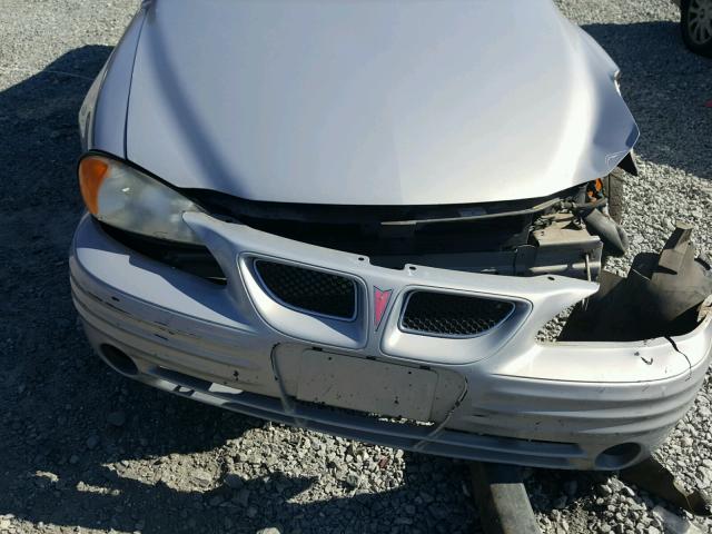 1G2NG52E8YM836820 - 2000 PONTIAC GRAND AM S ვერცხლისფერი ფოტო 7