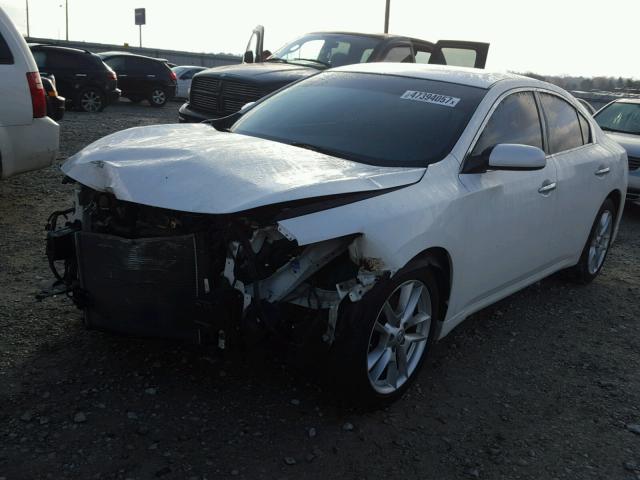 1N4AA5AP3BC862632 - 2011 NISSAN MAXIMA S WHITE photo 2