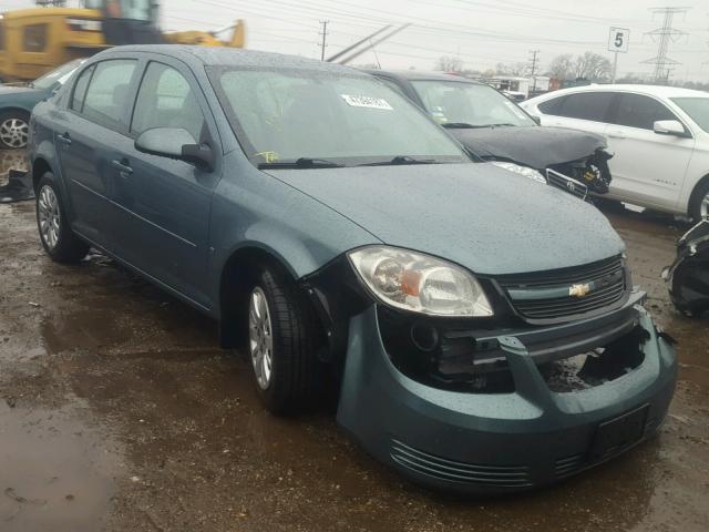 1G1AT58H897215903 - 2009 CHEVROLET COBALT LT GREEN photo 1