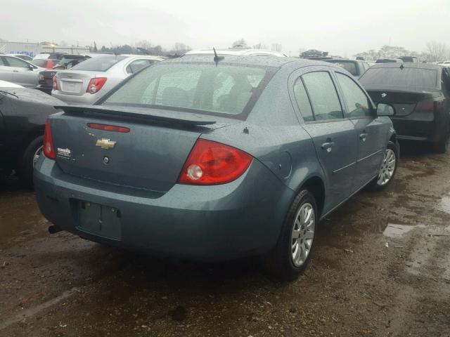 1G1AT58H897215903 - 2009 CHEVROLET COBALT LT GREEN photo 4