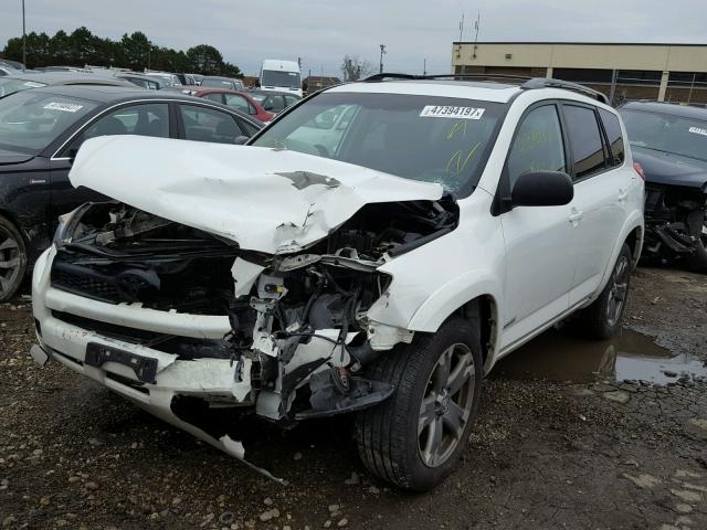 2T3RF4DV5AW053468 - 2010 TOYOTA RAV4 SPORT WHITE photo 2