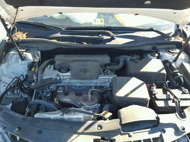 4T1BF1FK2CU619021 - 2012 TOYOTA CAMRY BASE WHITE photo 7