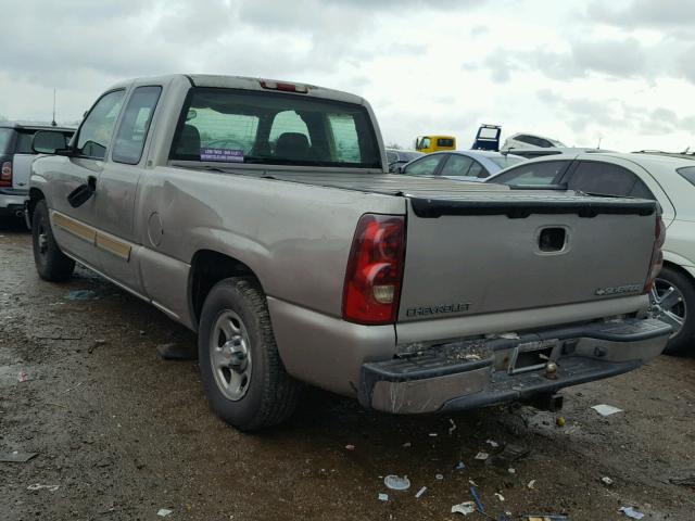 2GCEC19V131204770 - 2003 CHEVROLET SILVERADO TAN photo 3