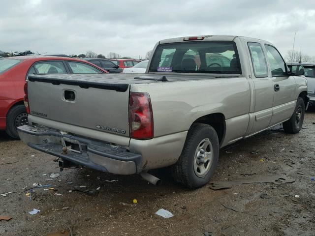 2GCEC19V131204770 - 2003 CHEVROLET SILVERADO TAN photo 4