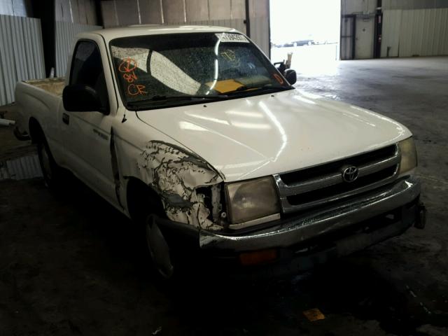 4TANL42N0XZ519788 - 1999 TOYOTA TACOMA WHITE photo 1