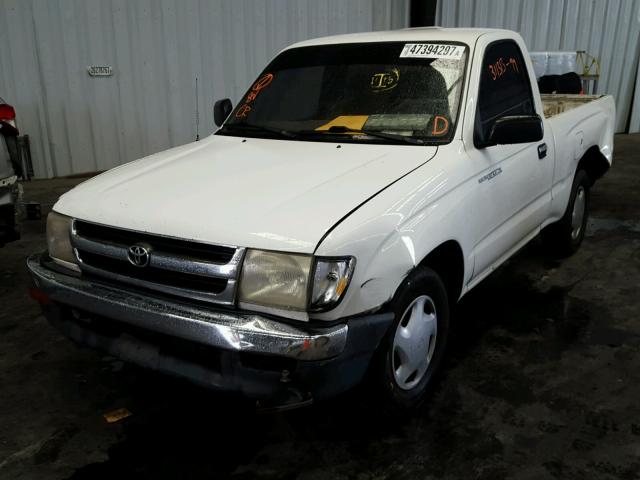 4TANL42N0XZ519788 - 1999 TOYOTA TACOMA WHITE photo 2