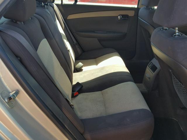1G1ZA5E01AF288998 - 2010 CHEVROLET MALIBU LS თაფლისფერი ფოტო 6