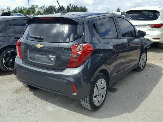 KL8CB6SA1HC729594 - 2017 CHEVROLET SPARK LS GRAY photo 4