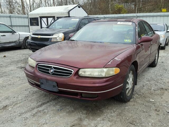 2G4WB52K6W1584865 - 1998 BUICK REGAL LS BURGUNDY photo 2