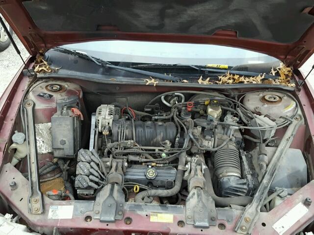 2G4WB52K6W1584865 - 1998 BUICK REGAL LS BURGUNDY photo 7