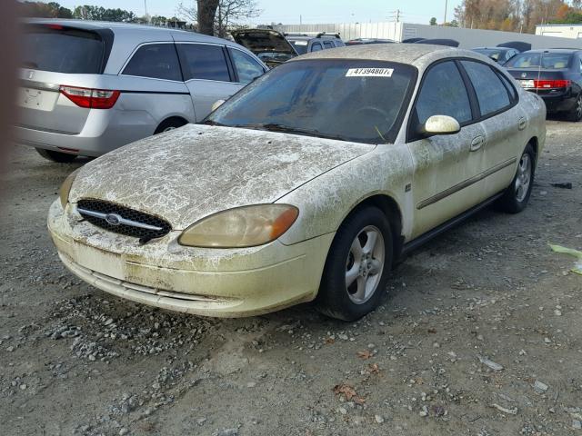 1FAFP55S6YA187530 - 2000 FORD TAURUS SES WHITE photo 2