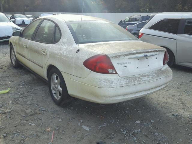 1FAFP55S6YA187530 - 2000 FORD TAURUS SES WHITE photo 3