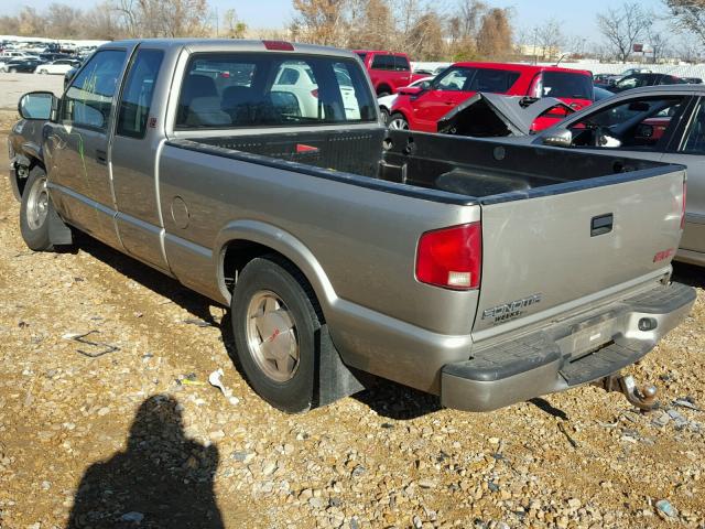 1GTCS19X838108546 - 2003 GMC SONOMA GRAY photo 3