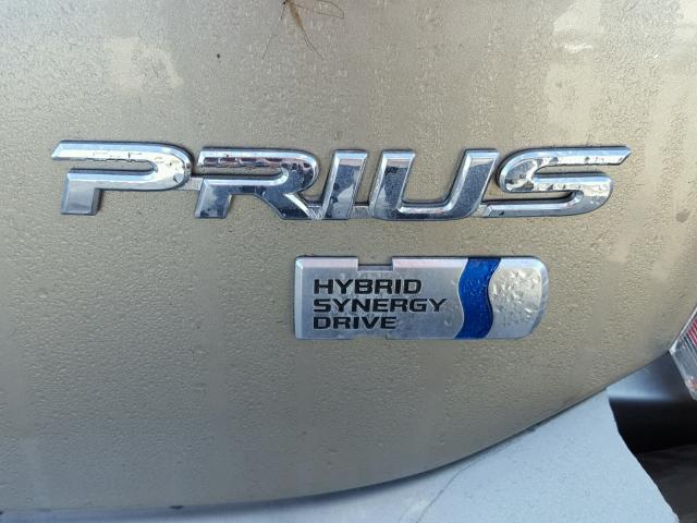 JTDKB20UX63154739 - 2006 TOYOTA PRIUS GOLD photo 9