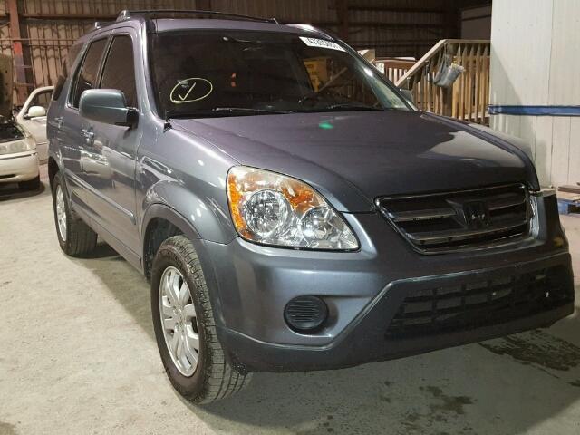 SHSRD78996U404909 - 2006 HONDA CR-V SE BLUE photo 1