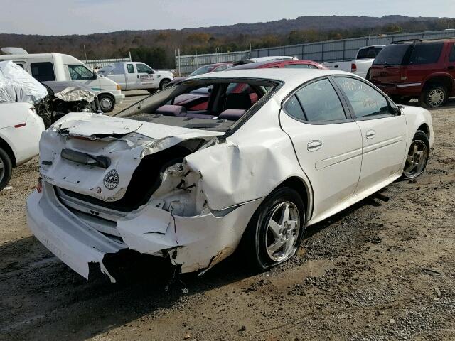 2G2WP522541367847 - 2004 PONTIAC GRAND PRIX WHITE photo 4