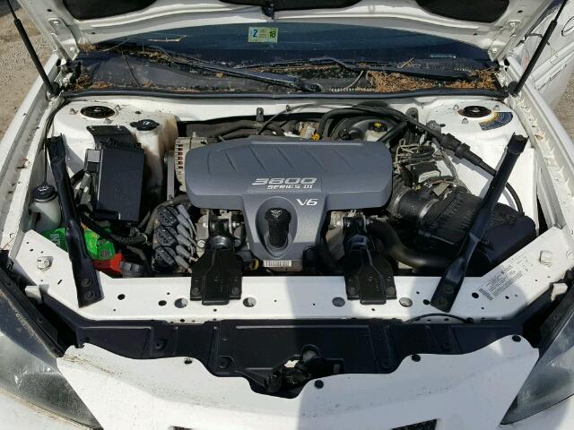 2G2WP522541367847 - 2004 PONTIAC GRAND PRIX WHITE photo 7