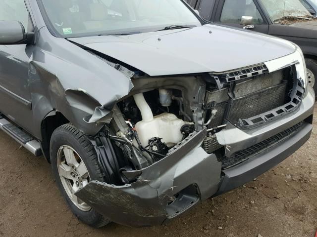 5FNYF48419B022846 - 2009 HONDA PILOT EX CHARCOAL photo 9