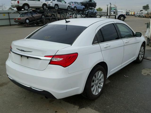 1C3CCBBB4CN163728 - 2012 CHRYSLER 200 TOURIN WHITE photo 4