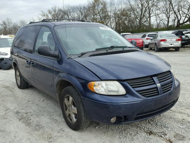 2D4GP44L86R664649 - 2006 DODGE GRAND CARA BLUE photo 1