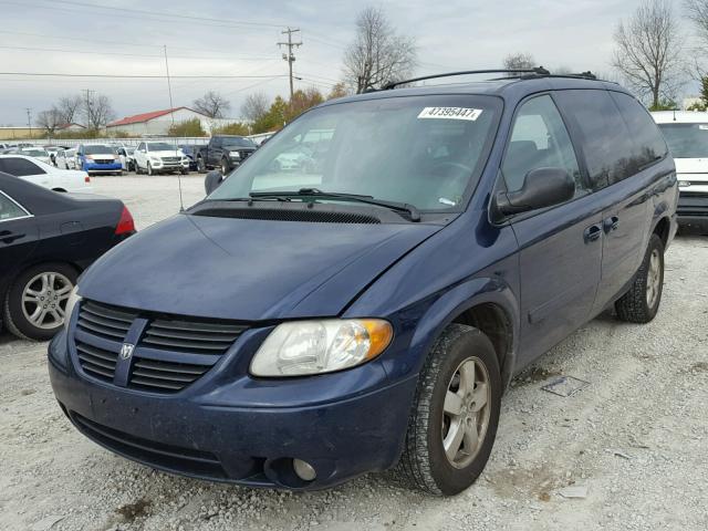 2D4GP44L86R664649 - 2006 DODGE GRAND CARA BLUE photo 2