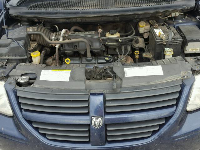 2D4GP44L86R664649 - 2006 DODGE GRAND CARA BLUE photo 7