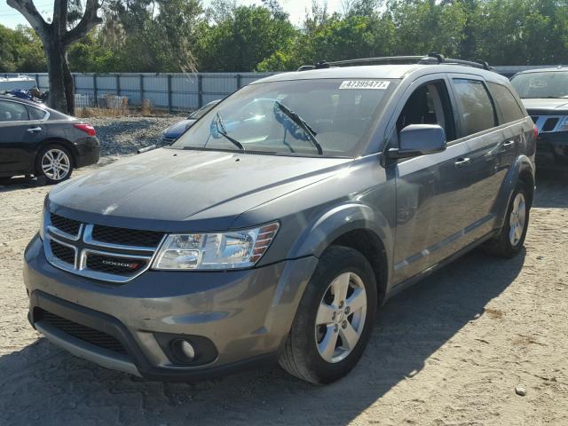 3C4PDCBG8CT344570 - 2012 DODGE JOURNEY SX CHARCOAL photo 2