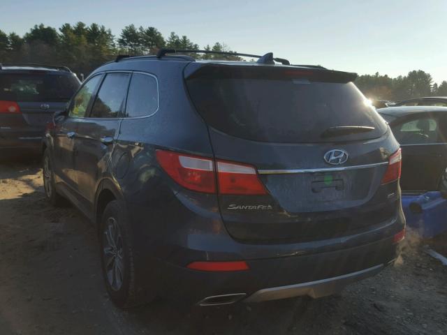 KM8SMDHF9GU136445 - 2016 HYUNDAI SANTA FE S BLUE photo 3