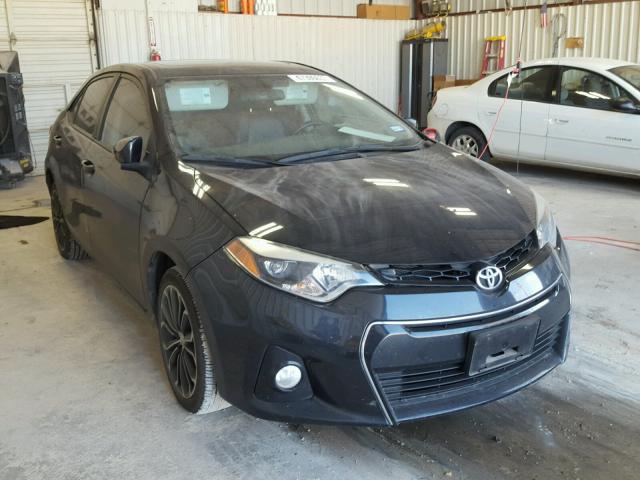 5YFBURHE3FP182051 - 2015 TOYOTA COROLLA L BLACK photo 1